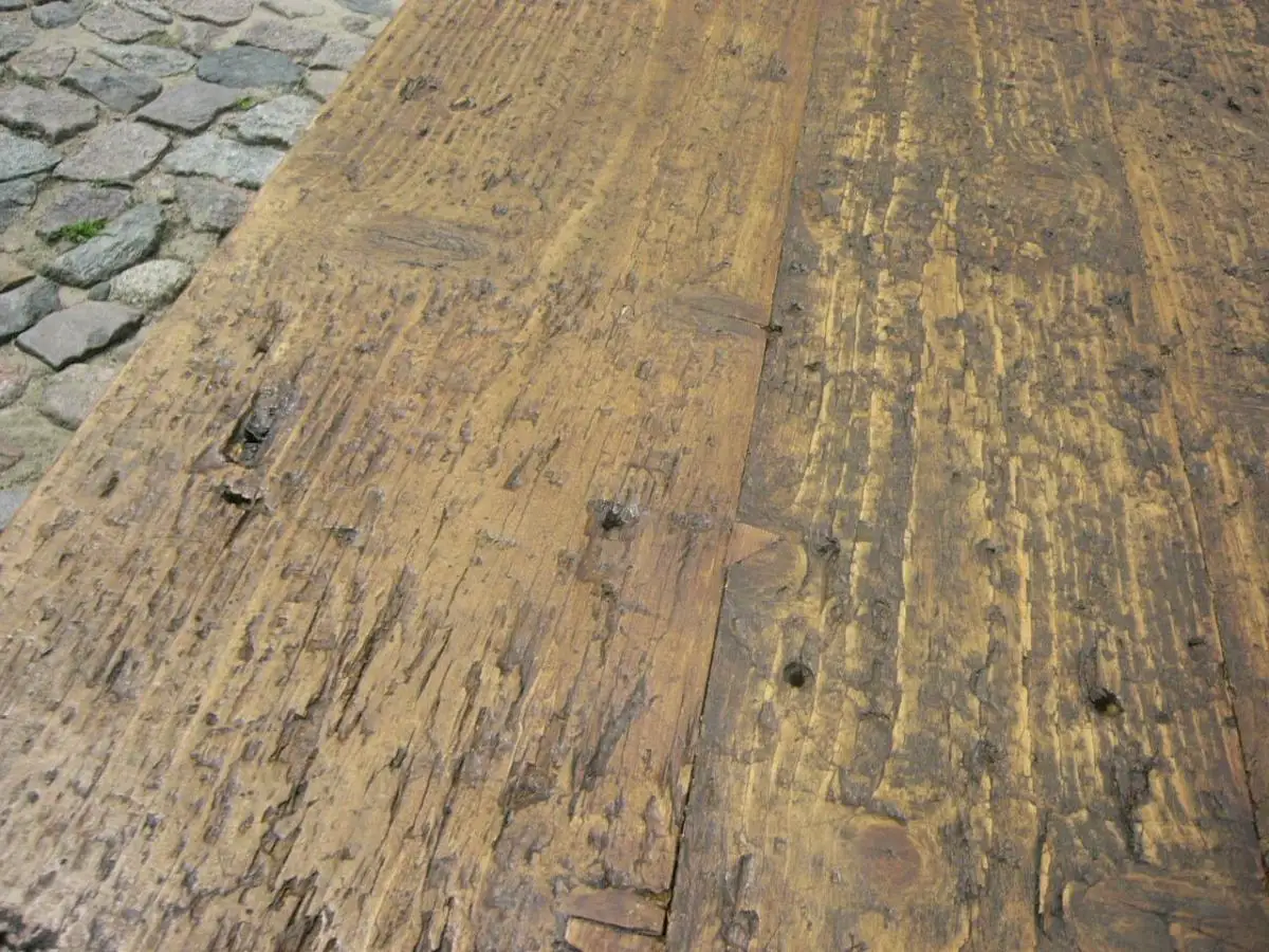 Tisch Klostertisch antik sehr selten Weichholz lang restauriert um 1850 Jhd. 6