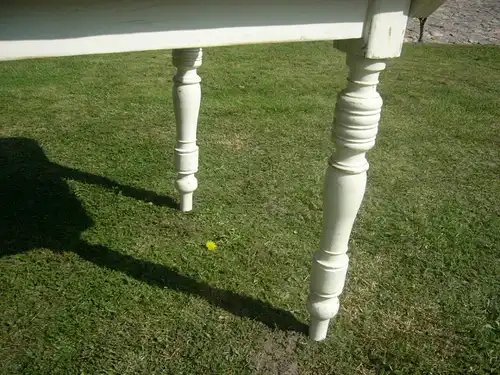 Tisch Gründerzeit Gesindetisch Klostertisch antik im Shabby Look um 1900 Jhd.