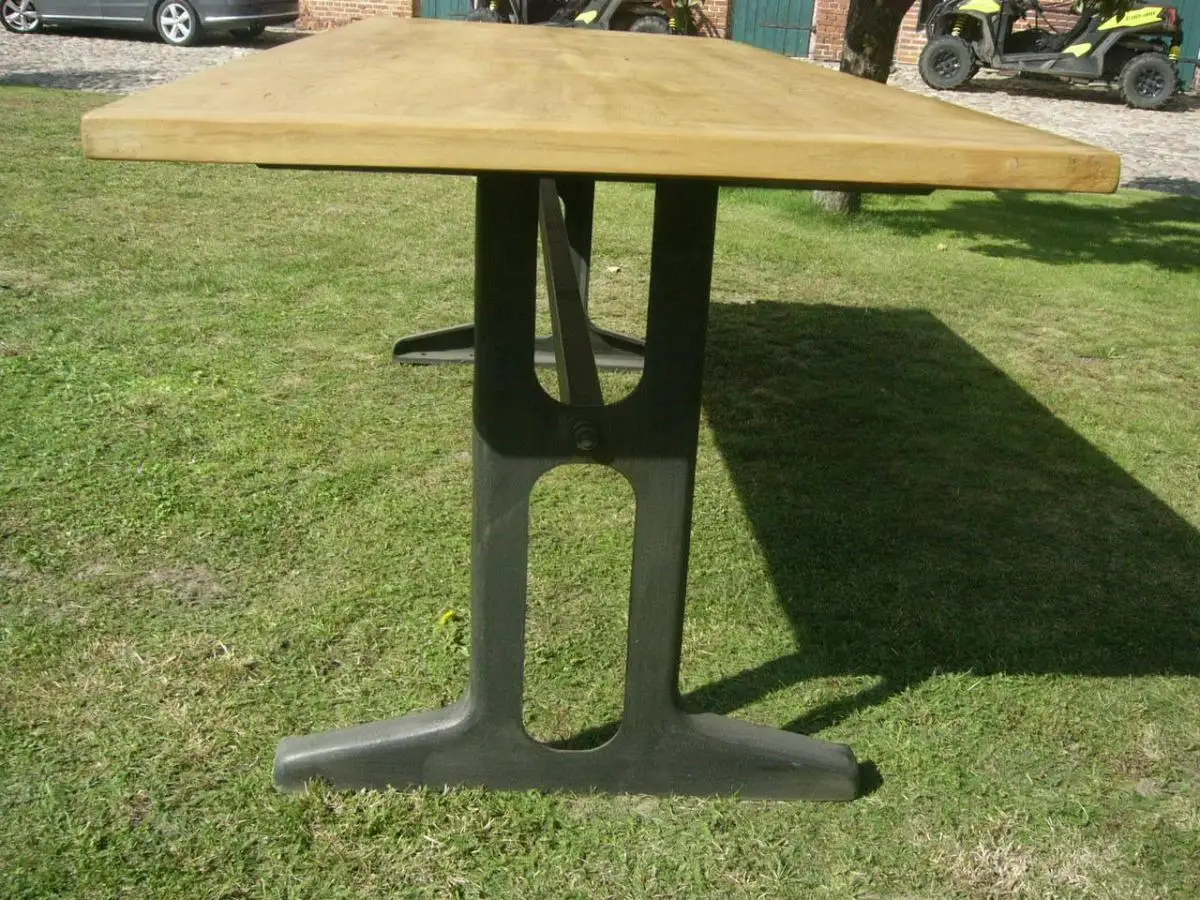 Tisch Eisen aus alter Schmiede Gesellentisch antik um 1900 Jhd. 9