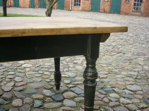 Tisch Gesindetisch antik Weichholz Gesindetisch Traummaß um 1900 Jhd.
