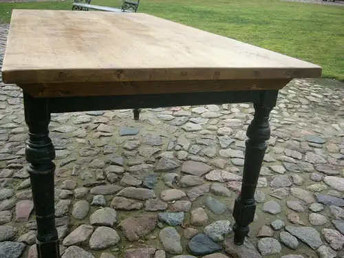Tisch Gesindetisch antik Weichholz Gesindetisch Traummaß um 1900 Jhd.