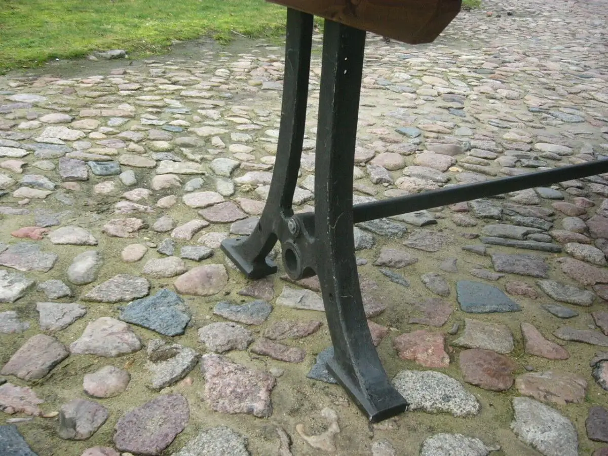Tisch Gesindetisch aus alter Schmiede zerlegbar 346,5cm lang um 1900 Jhd. 2