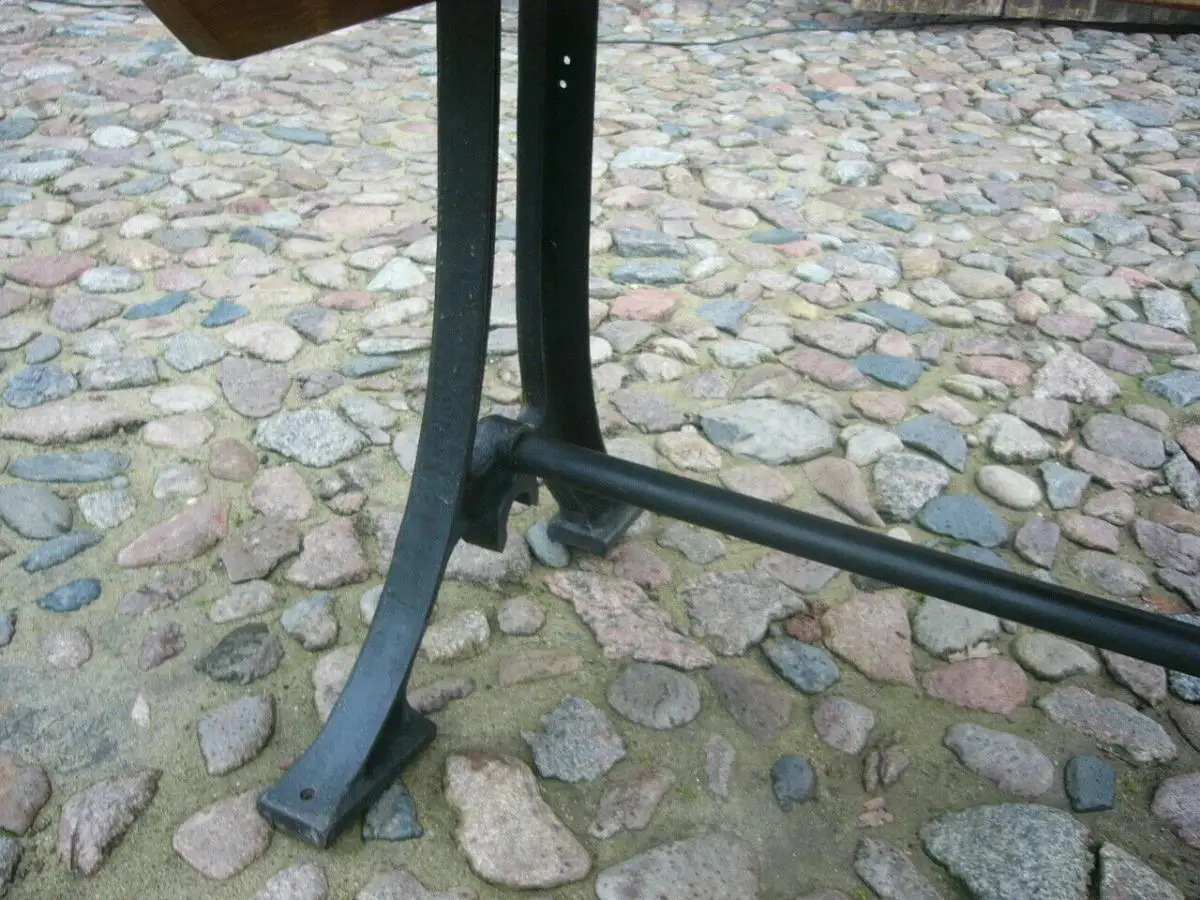 Tisch Gesindetisch aus alter Schmiede zerlegbar 346,5cm lang um 1900 Jhd. 8