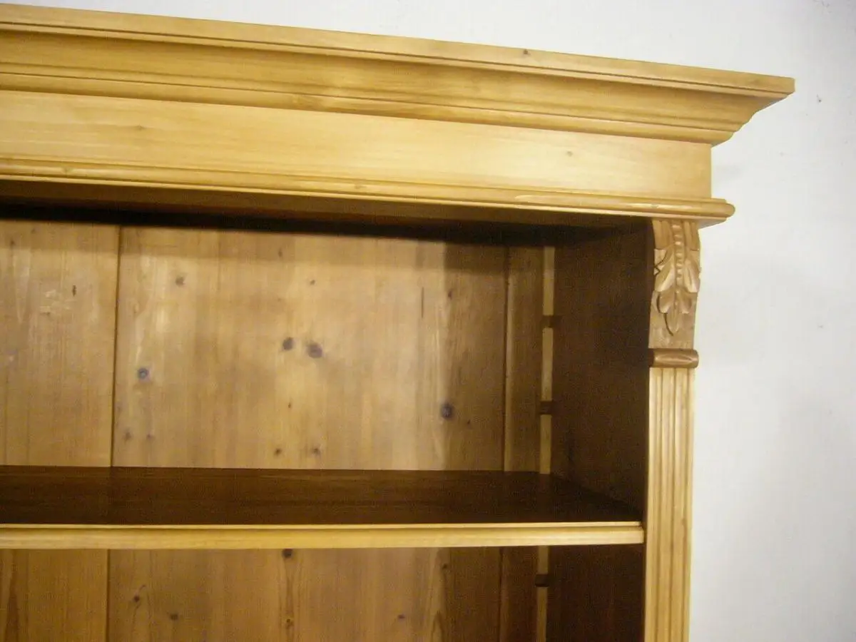 Regal Bücherwand antik Gründerzeit Weichholz Böden verstellbar um 1900 Jhd. 1