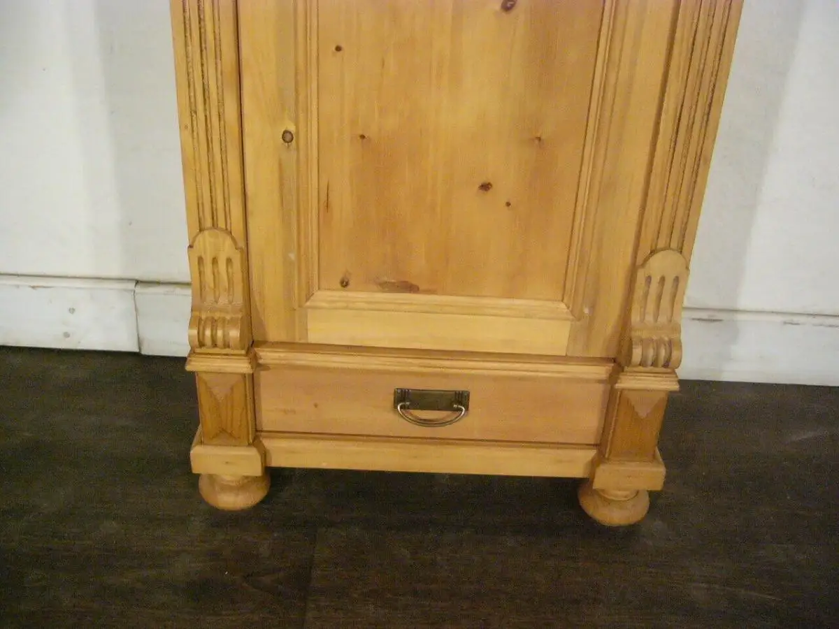 Vertiko antik Weichholz super schmal Gründerzeit um 1900 Jhd. 3