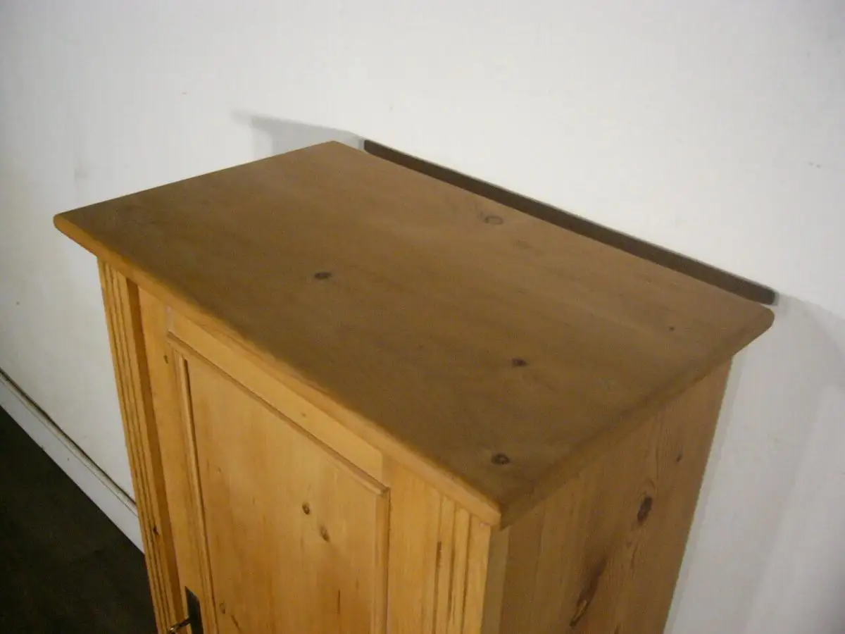 Vertiko antik Weichholz super schmal Gründerzeit um 1900 Jhd. 4