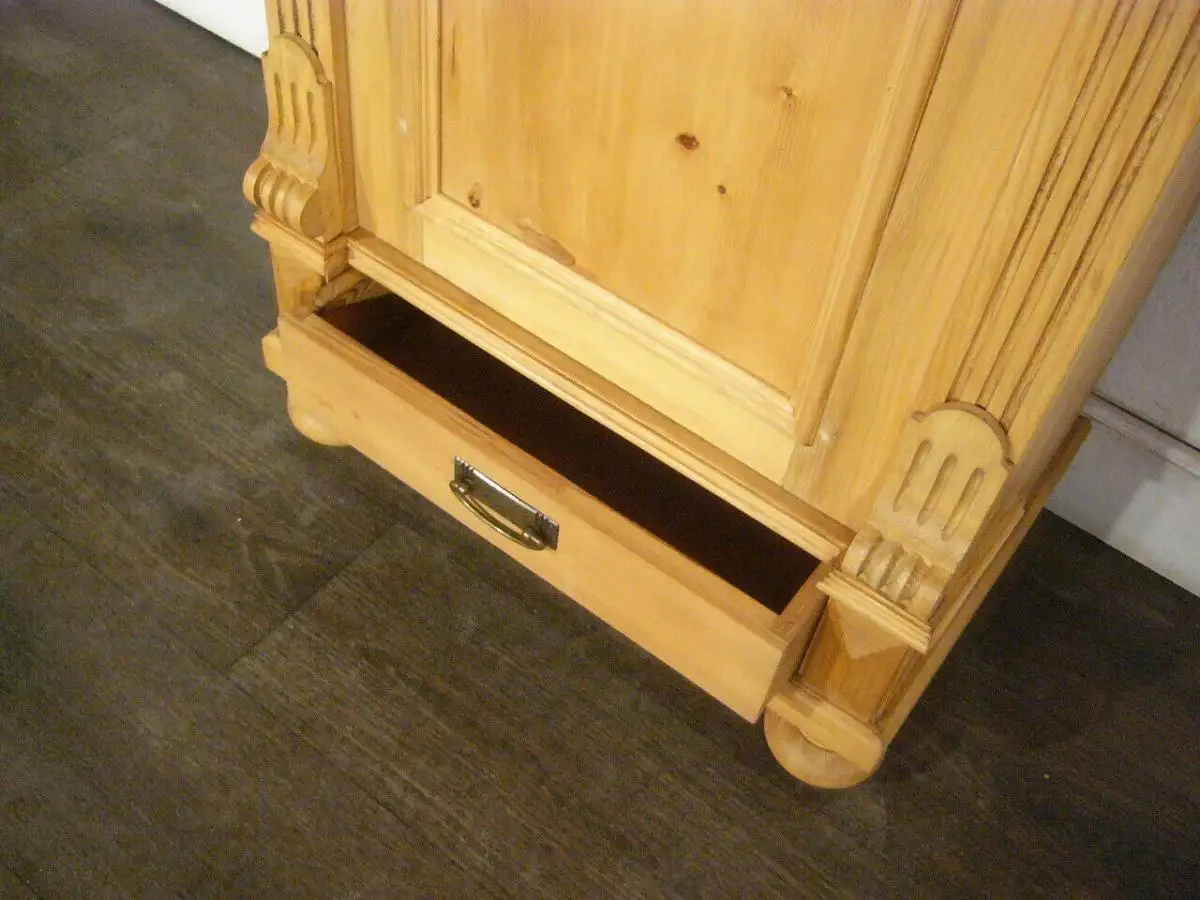 Vertiko antik Weichholz super schmal Gründerzeit um 1900 Jhd. 5