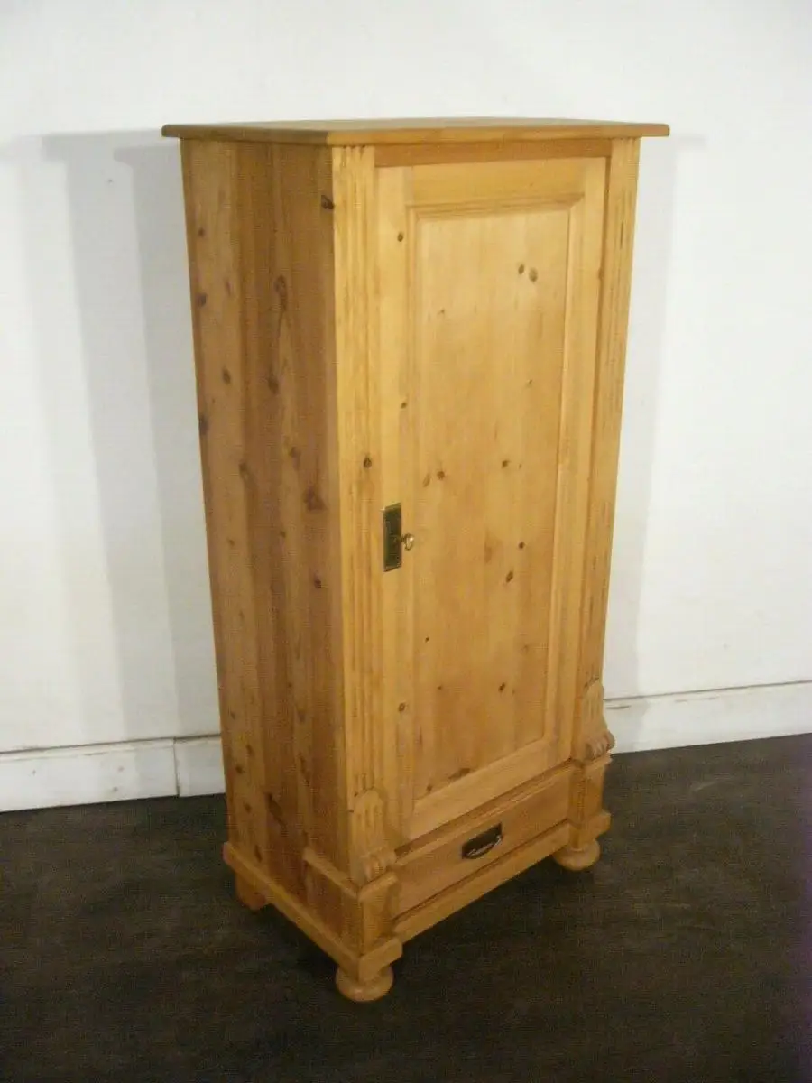 Vertiko antik Weichholz super schmal Gründerzeit um 1900 Jhd. 7