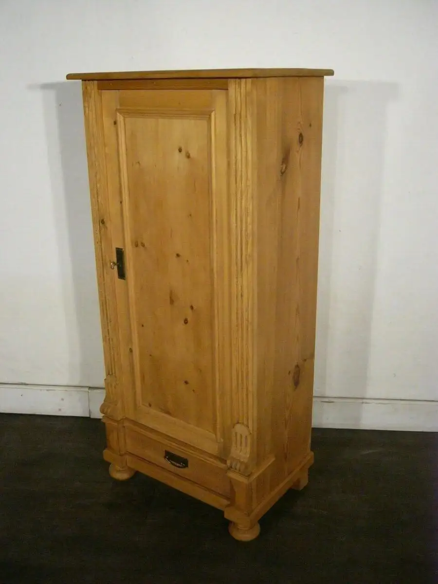 Vertiko antik Weichholz super schmal Gründerzeit um 1900 Jhd. 8