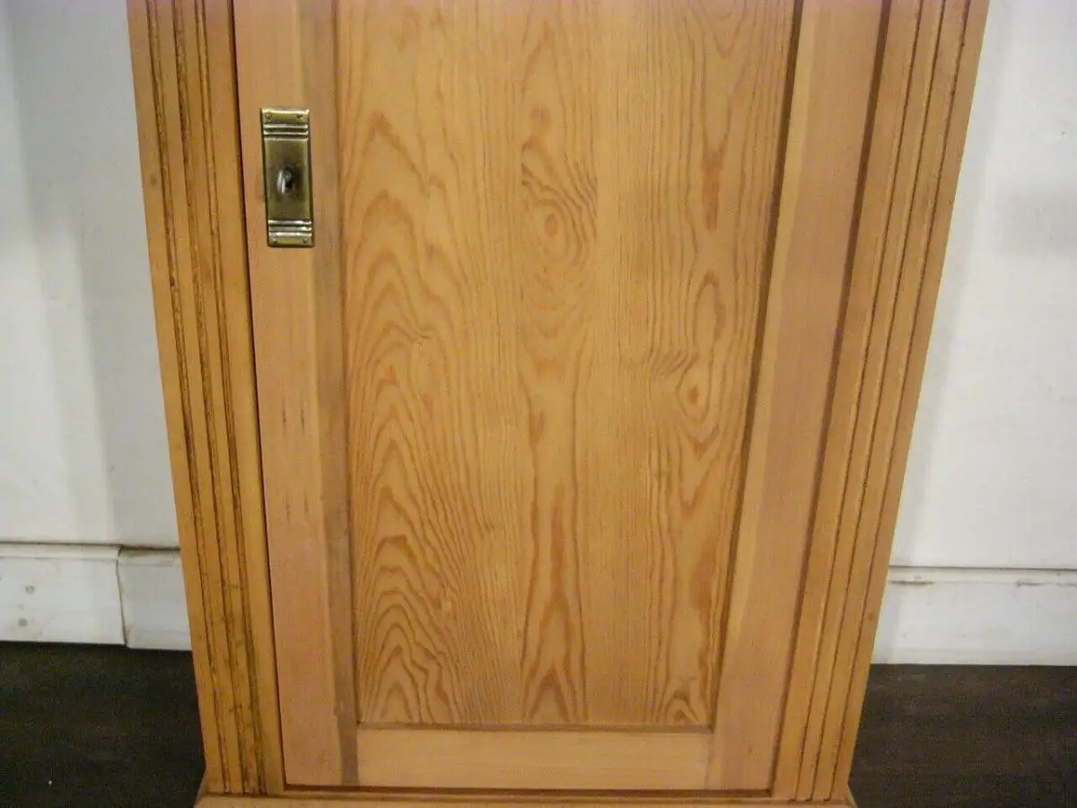 Vertiko antik super schmal Weichholz Gründerzeit antik um 1900 Jhd. 6