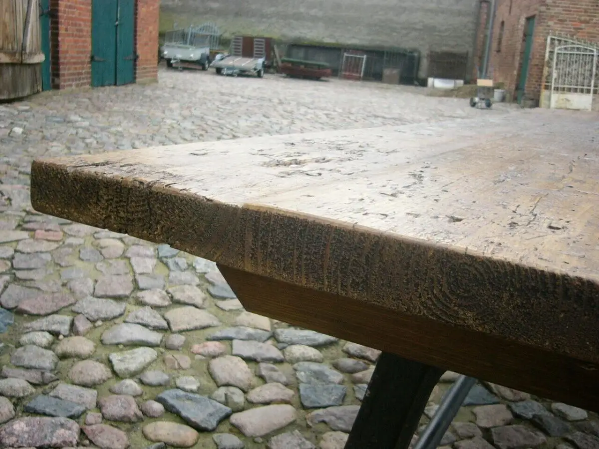 Tisch antik aus alter Schmiede zerlegbar 356,5cm lang um 1900 Jhd. 10