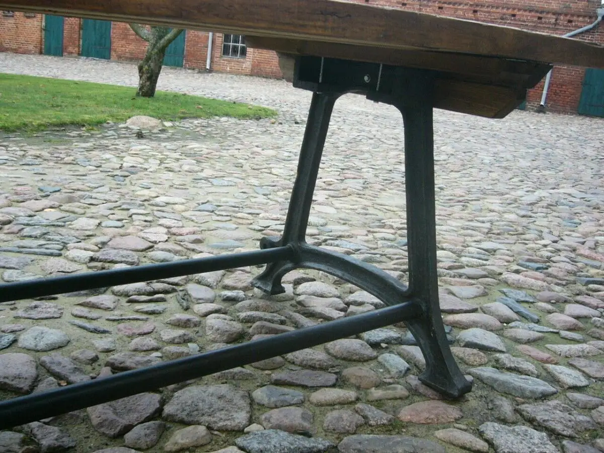 Tisch antik aus alter Schmiede zerlegbar 356,5cm lang um 1900 Jhd. 2