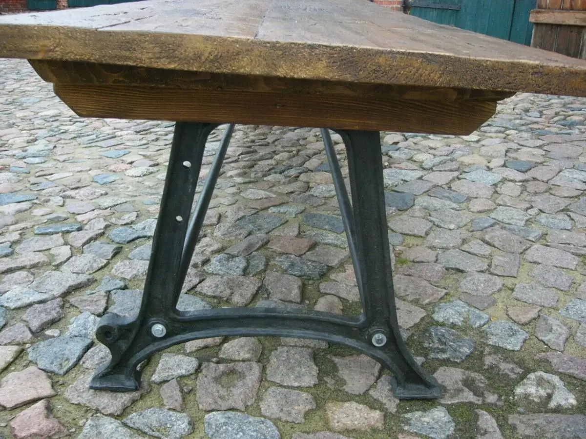 Tisch antik aus alter Schmiede zerlegbar 356,5cm lang um 1900 Jhd. 5