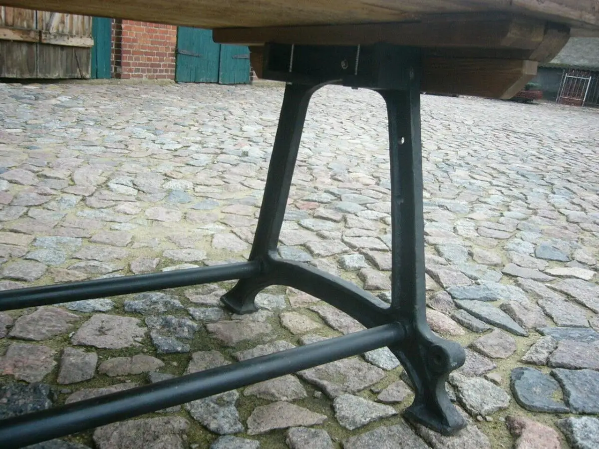 Tisch antik aus alter Schmiede zerlegbar 356,5cm lang um 1900 Jhd. 6