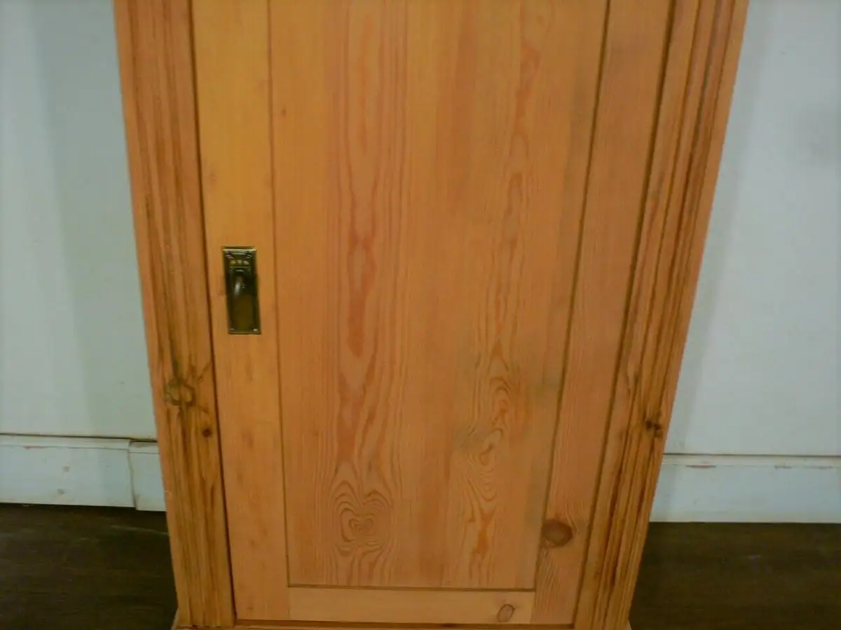 Vertiko antik sehr schmal Weichholz Gründerzeit um 1900 Jhd. 4