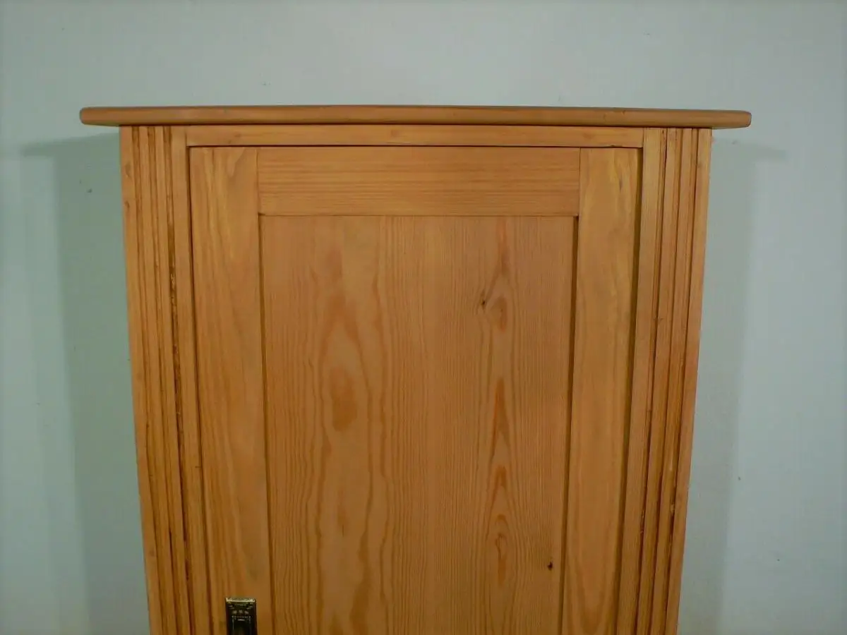 Vertiko antik Jugendstil super schmal Weichholz um 1900 Jhd. 1