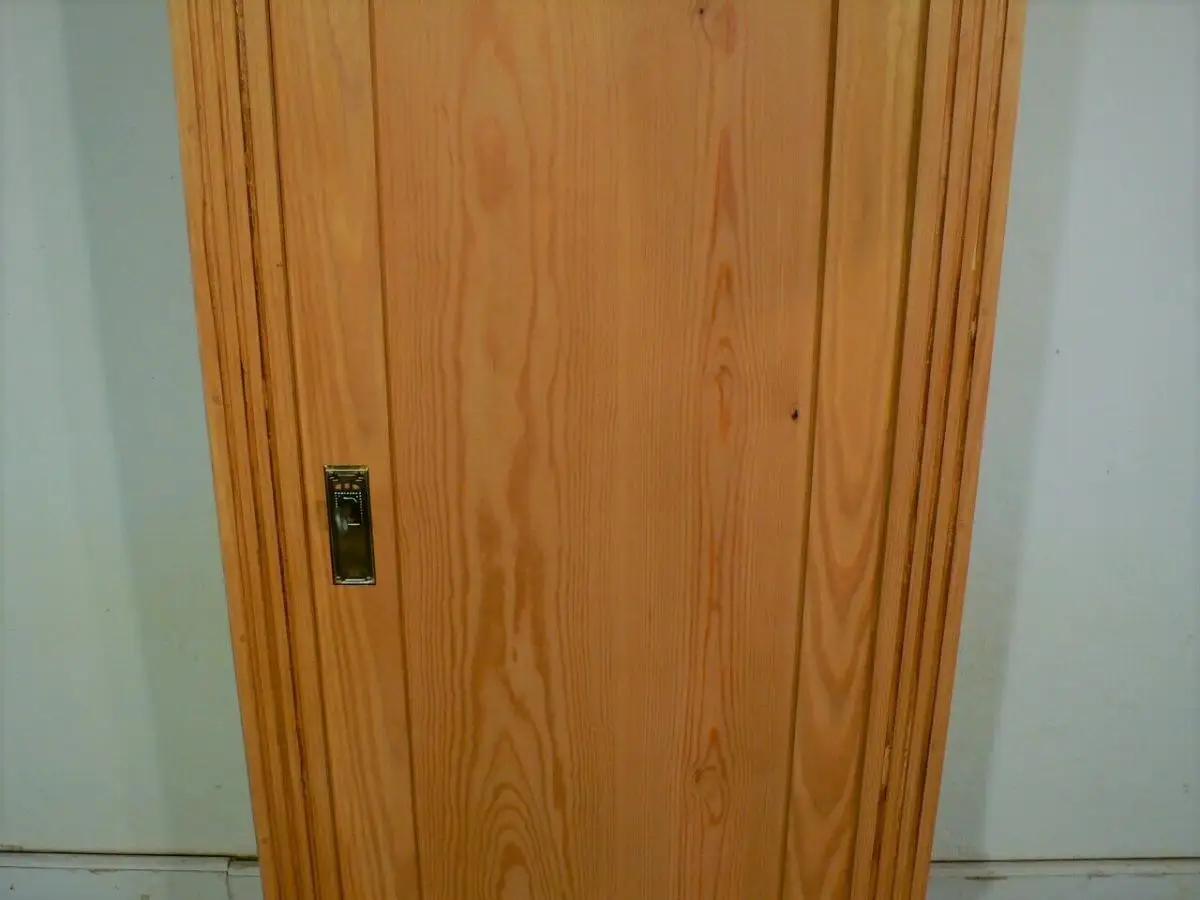 Vertiko antik Jugendstil super schmal Weichholz um 1900 Jhd. 2