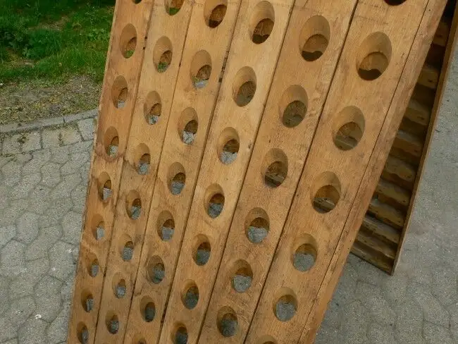 Champagner Rüttler antik original für 120 Flaschen aus Paris um 1950 Jhd. 3