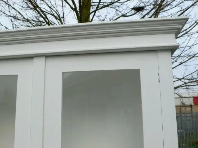 Ladenvitrine Bücher Vitrine im Shabby Look Landhaus massiv Ladenschrank 5