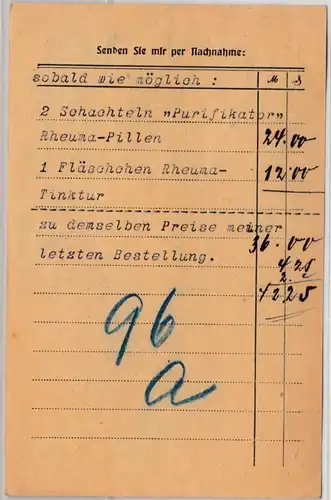 Oberschlesien - 2x25 Pfg. Drucksachenkarte Hindenburg - Nürnberg 8.6.22