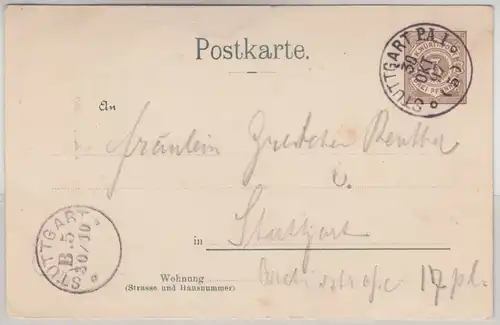 Württemberg - Stuttgart 1896, Ausst. Elektrotechnik u. Kunstgewerbe