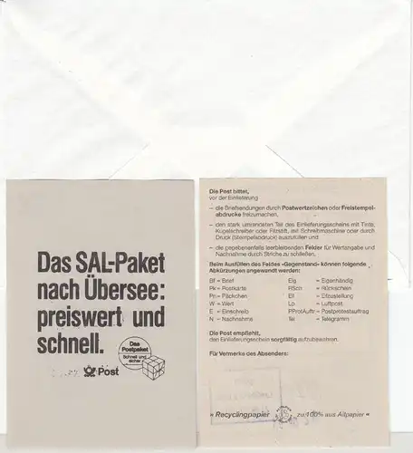 BRD - 450 Pfg. Frauen, Einschreibebrief Landsberg (Lech) - Gilching 1993