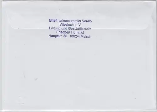 BRD - 55 C. Sonderganzsache Umschlag 125 J. Automobil Briefzentrum 68 2011