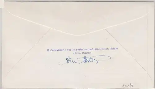 Bulgarien - Briefmarkenausstellung Riccione Schmuck-FDC 1963 - Stichwort: Rosen