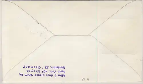 Finnland - Rotes Kreuz 1974/Pilze, Lupo-Brief/Zuleitungspost n. BAHAMAS 1975