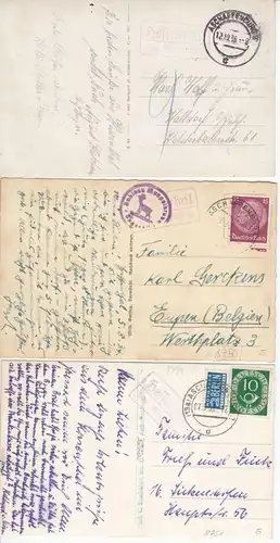 Bayern/BRD - Aschaffenburg, interessanter Posten Heimatbelege/31 Belege 