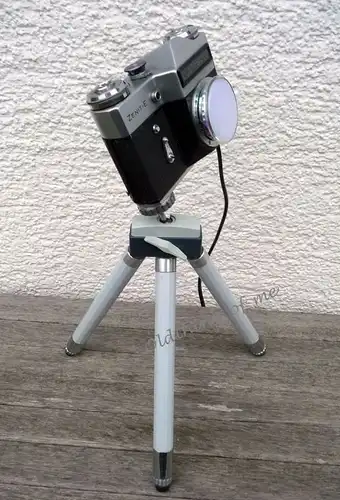 DIY Kameralampe auf Stativ 2,5W LED Upcycling