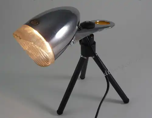 DIY alte Fahrradlampe auf Stativ Tischlampe DECO