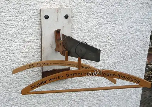 Upcycling Garderobe DIY Säge shabby chic