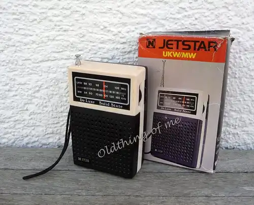 Tranistor Radio JETSTAR Solid State De Luxe UKW MW