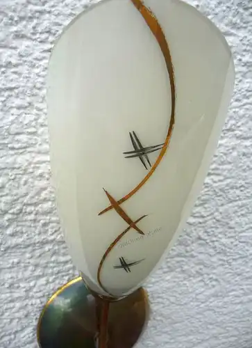 Wandlampe mit Tütenschirm 50er
