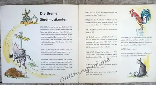 Die Bremer Stadtmusikanten Single Vinyl Schallplatte 7\"