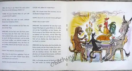 Die Bremer Stadtmusikanten Single Vinyl Schallplatte 7\"