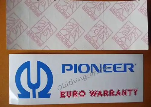 PIONEER Aufkleber