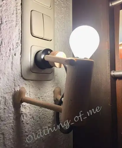 Originelle Steckdosenleuchte LED Nachtlicht . DIY Lampe