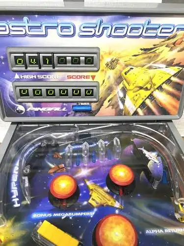 Tomy Astro Shooter Pinball Kinderflipper Tischflipper