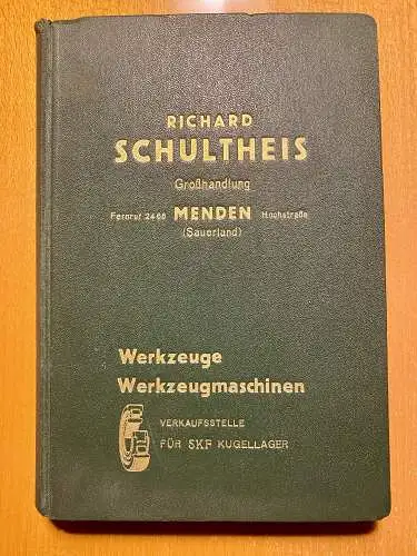 Katalog Werkzeug und Werkzeugmachinen. 