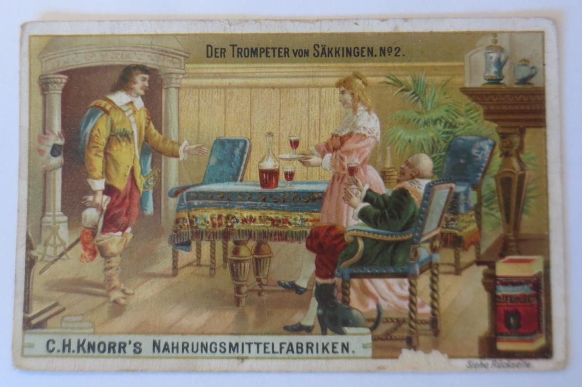 Kaufmannsbilder, Knorr Hafermehl, Nr.2 Der Trompeter von