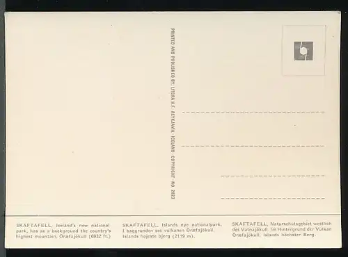 31352 AK,   Skaftafell, Vulkan Öraefajökull, Islands höchster Berg