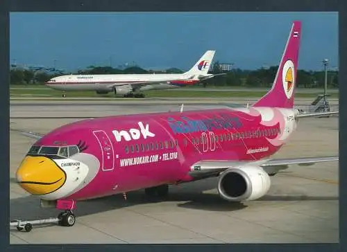 [Ansichtskarte] NOK AIR Boeing B737-4D7    BKK 04/2006. 