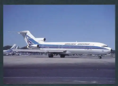 [Ansichtskarte] AEROLINEAS ARGENTINAS, B727-287 LV-DLR Cn 22606. 