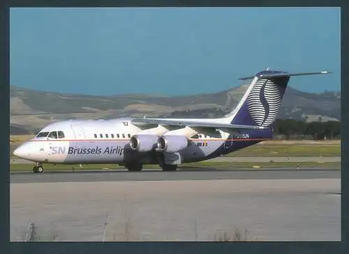 [Ansichtskarte] SN BRUSSEL AIRLINES, AVRO RJ85 OO-DJN. 