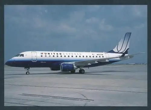 [Ansichtskarte] UNITED EXPRESS, EMBRAER ERJ-170 Embraer ERJ-170 N631RW Cn007. 