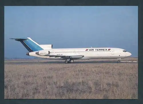 [Ansichtskarte] Air Terrex, Boeing 727-230, OK-JGY, December/92 Prague,CR. 