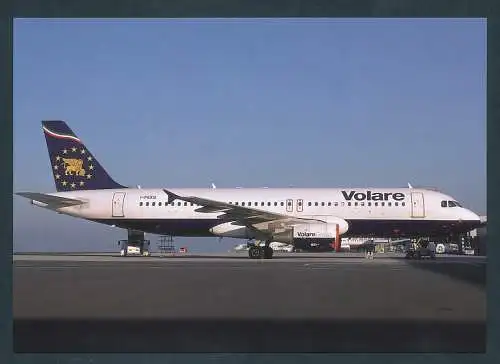 [Ansichtskarte] VOLARE, A320-214, I-PEKQ Cn 1757. 