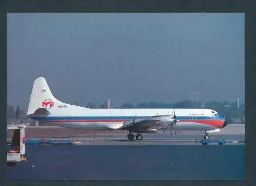 [Ansichtskarte] McCulloch International, Lockheed L-188A ,N6130A,c/n 1121
Luxenbourg September 75. 